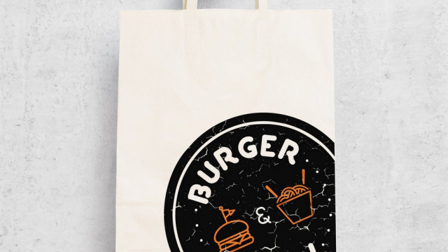 Фирменный стиль для сети ресторанов "Burger&Wok", Санкт-Петербург