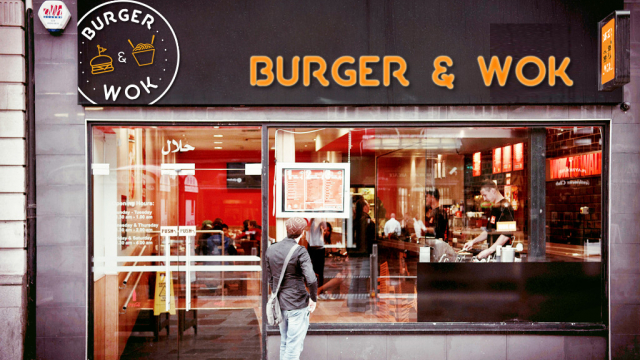 Фирменный стиль для сети ресторанов "Burger&Wok", Санкт-Петербург – Студия архитектуры и дизайна АМ